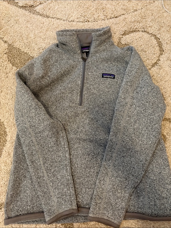 Patagonia Jackets & Blazers - Patagonia Heather Gray Half-Zip Fleece Pullover